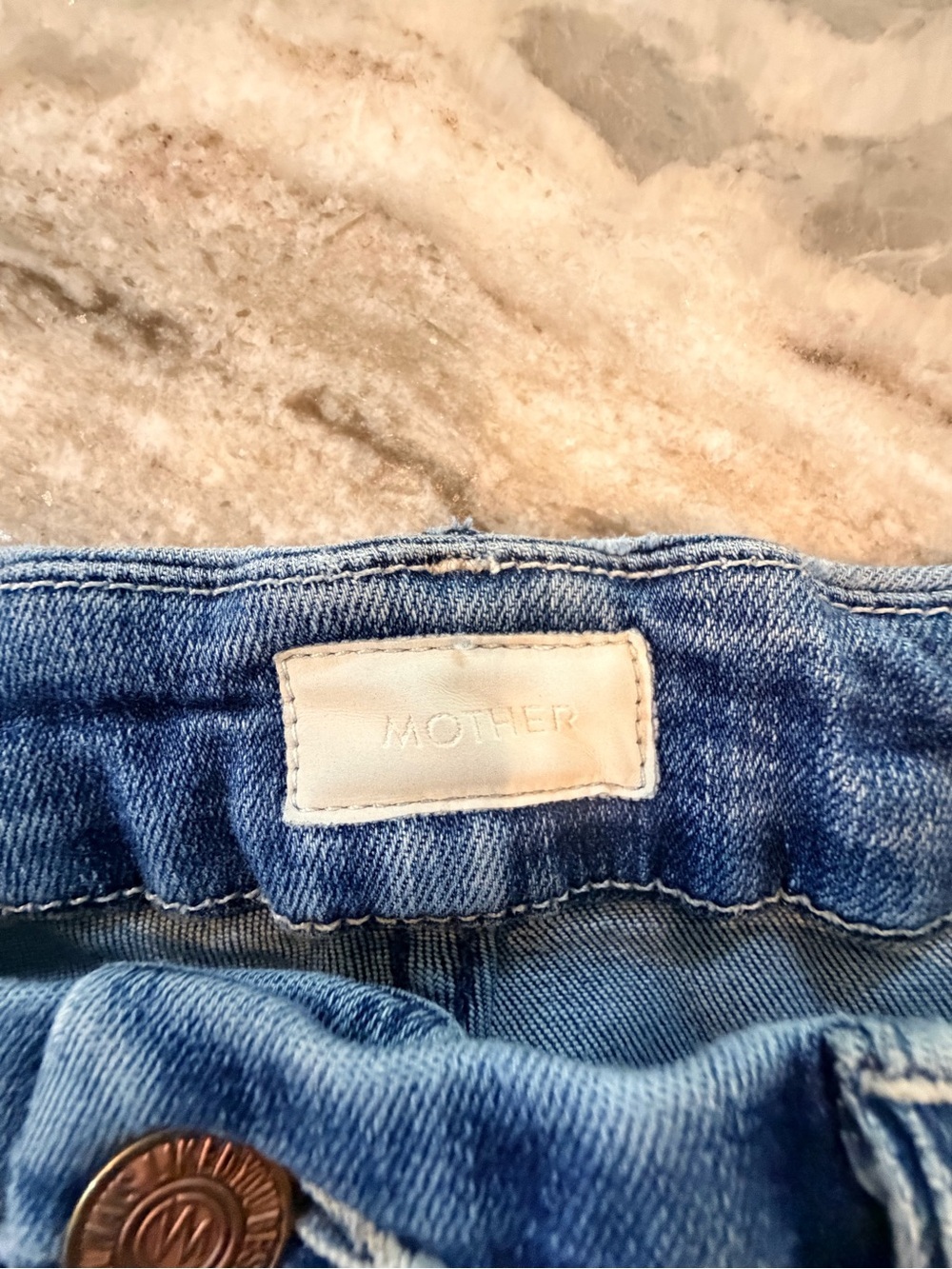 MOTHER The Looker Skinny Jeans 28 Groovin Blue Stretch Denim USA - Picture 5 of 15